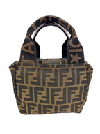 Fendi Zucca Small Top Handle Bag