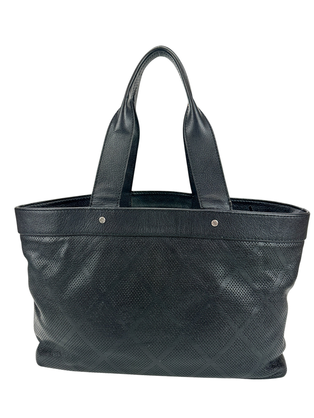 Chanel Coco Black Leather Tote