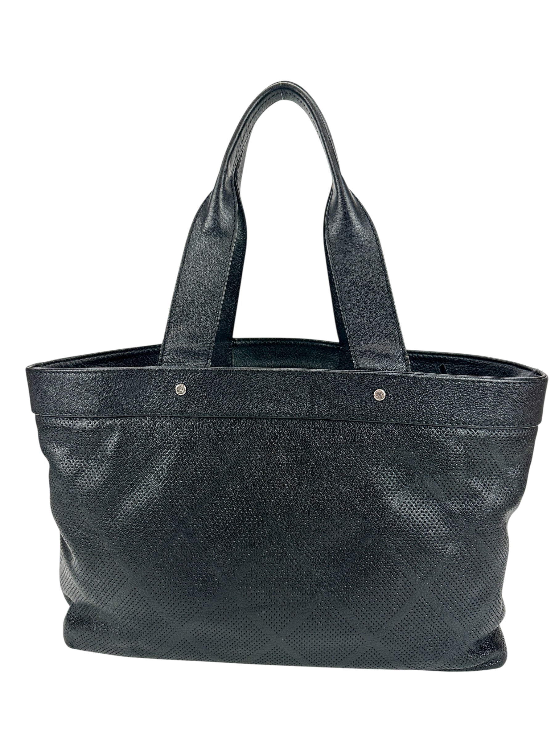 Chanel Coco Black Leather Tote