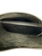 Gucci Black Leather Bamboo Bag