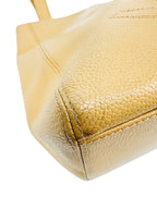 Chanel Vintage Beige Caviar Tote Bag