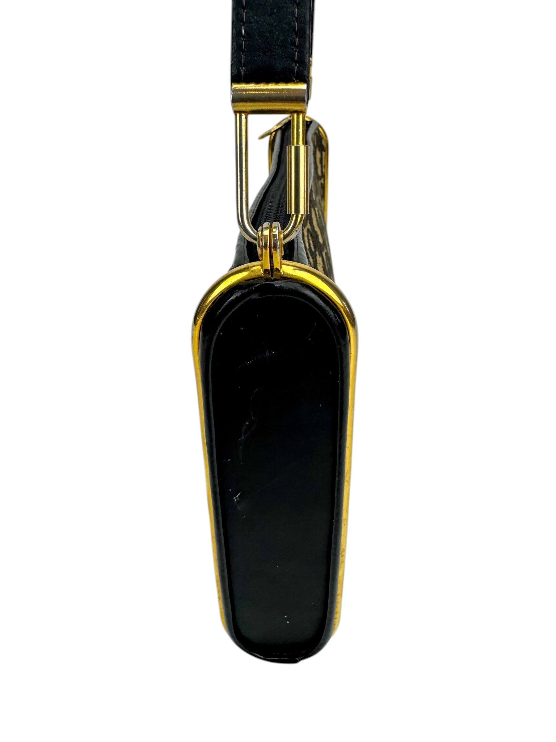 Christian Dior Navy Trotter Shoulder Bag