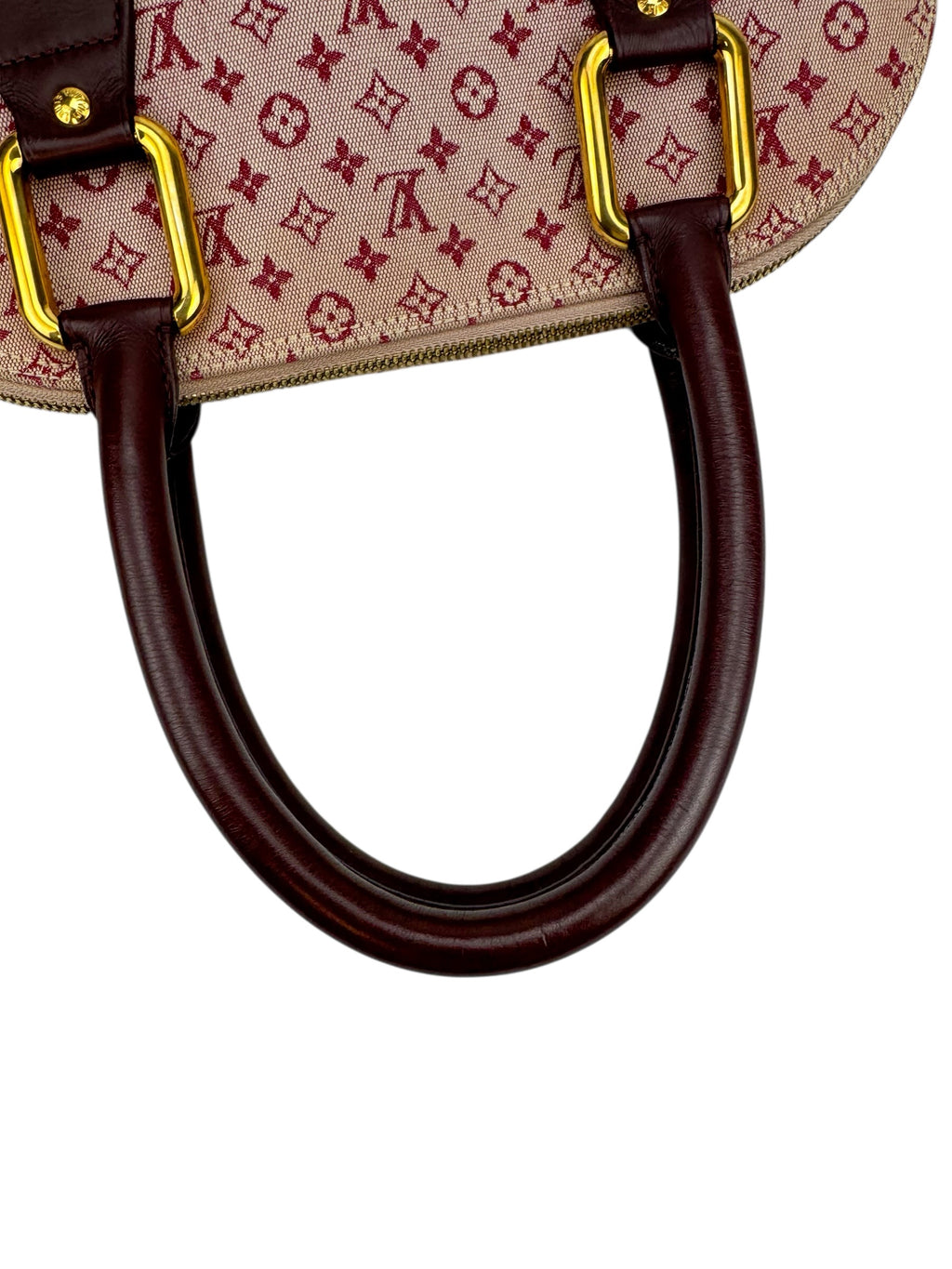 Louis Vuitton Red Mini Lin Haut Alma