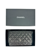 Chanel Black Quilted Lambskin Wallet On Chain (WOC)