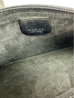 Gucci Black Leather Bamboo Bag