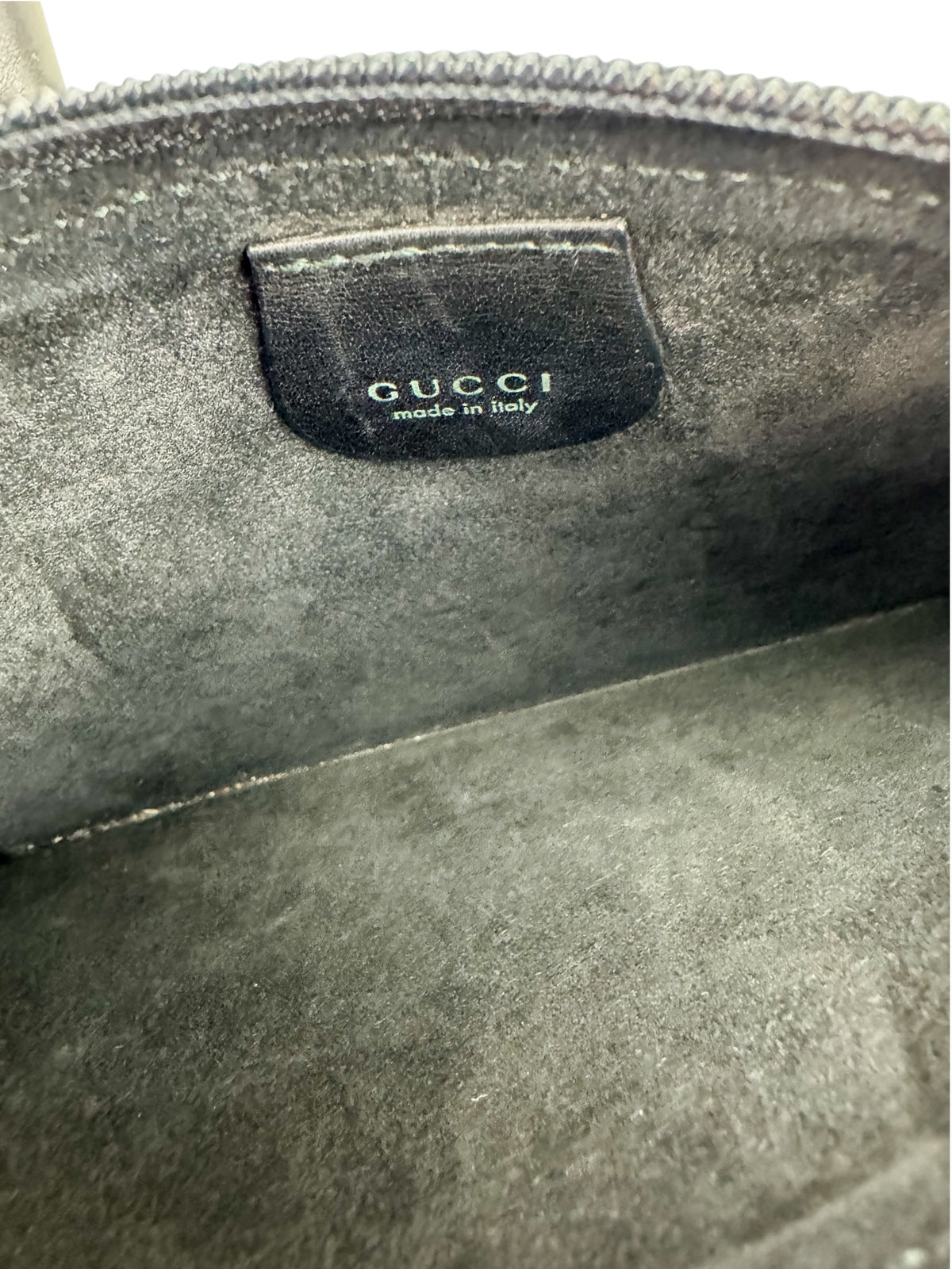 Gucci Black Leather Bamboo Bag