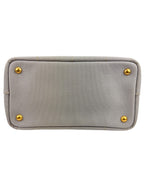 Prada Small Gray Canapa Tote
