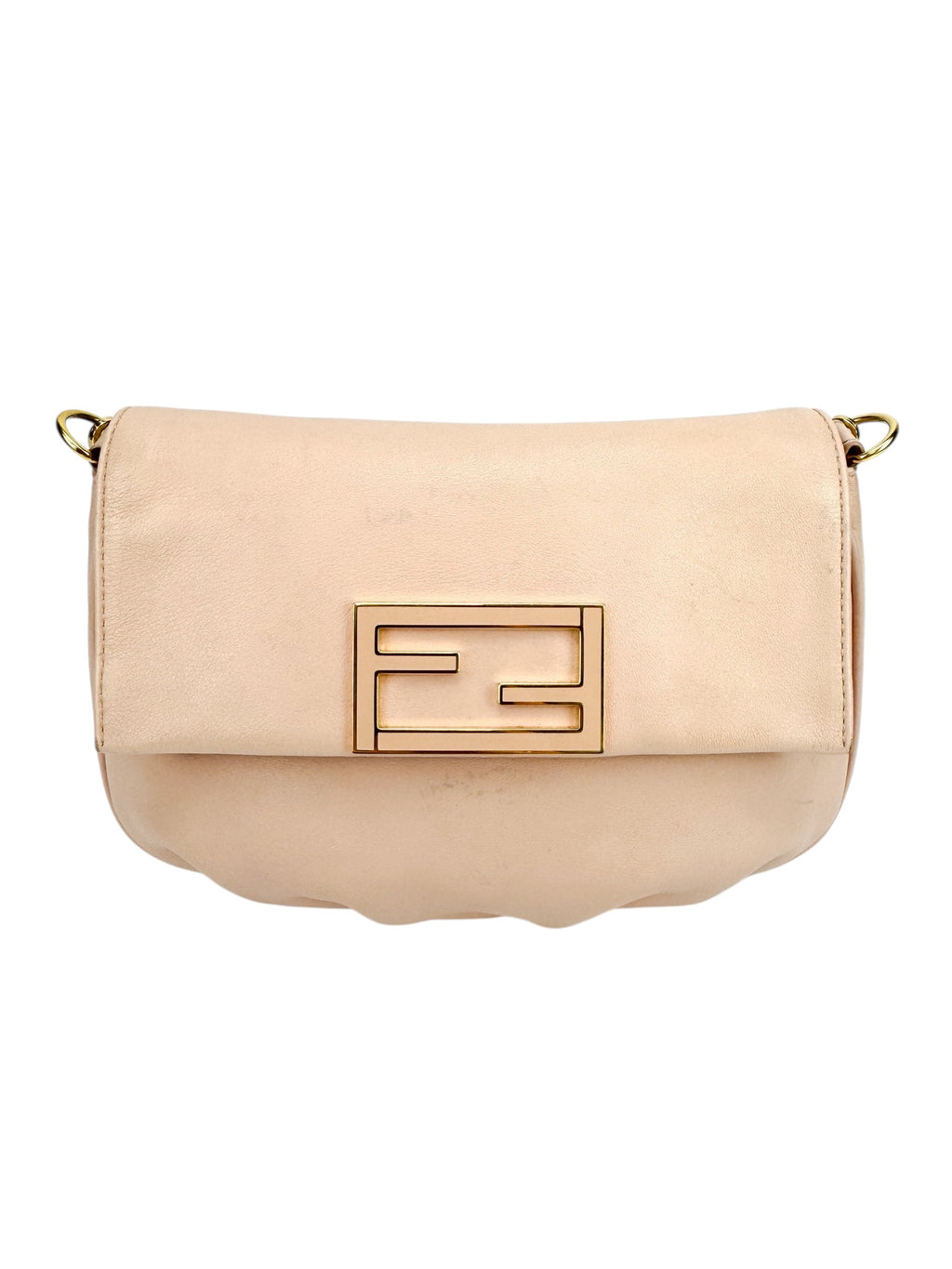 Fendi Pink Leather Crossbody Bag