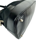Prada Black Nylon and Leather Shoulder Bag