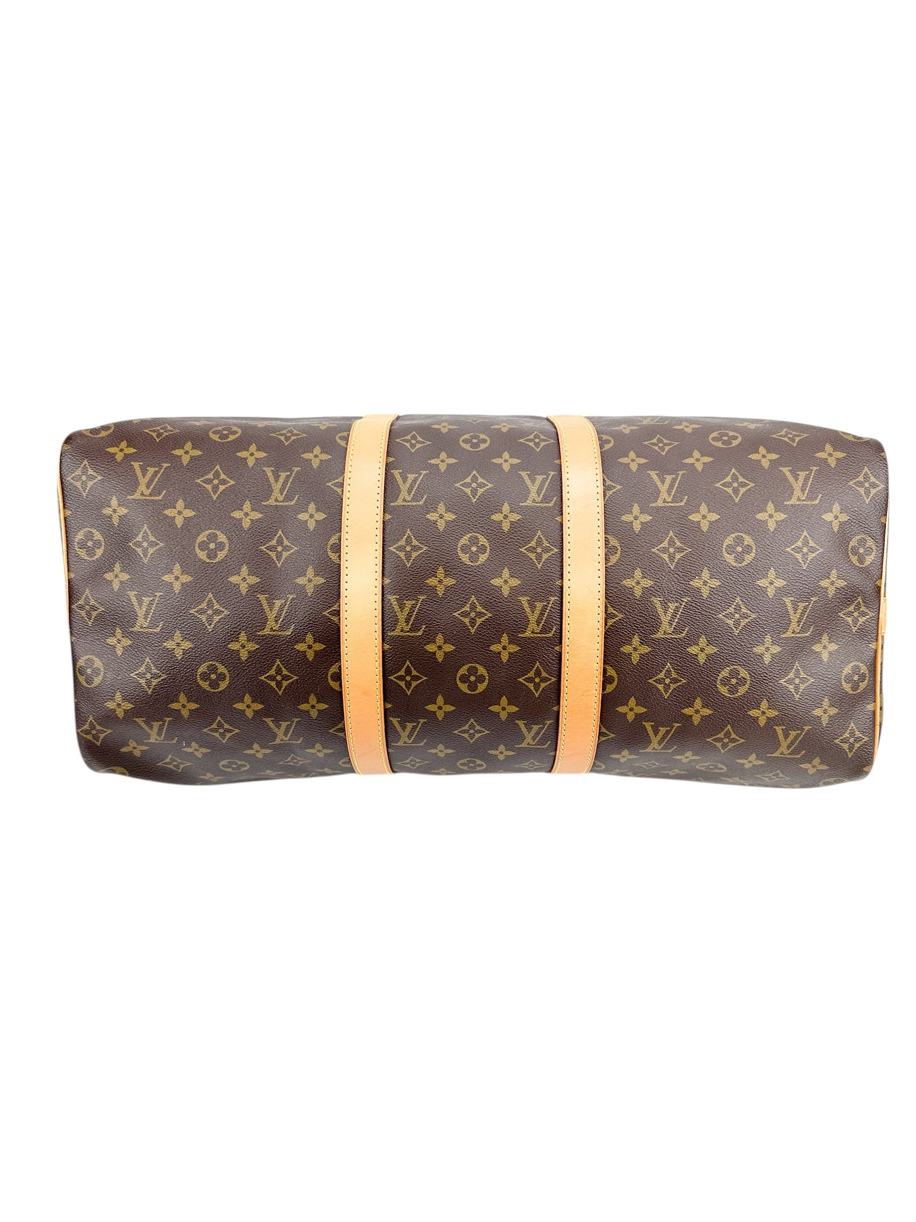 Louis Vuitton Vintage Monogram Bandouliere Keepall 50