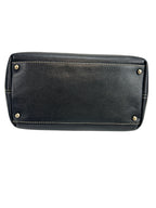 Chanel Black Leather Executive Shopper Tote W/ Strap