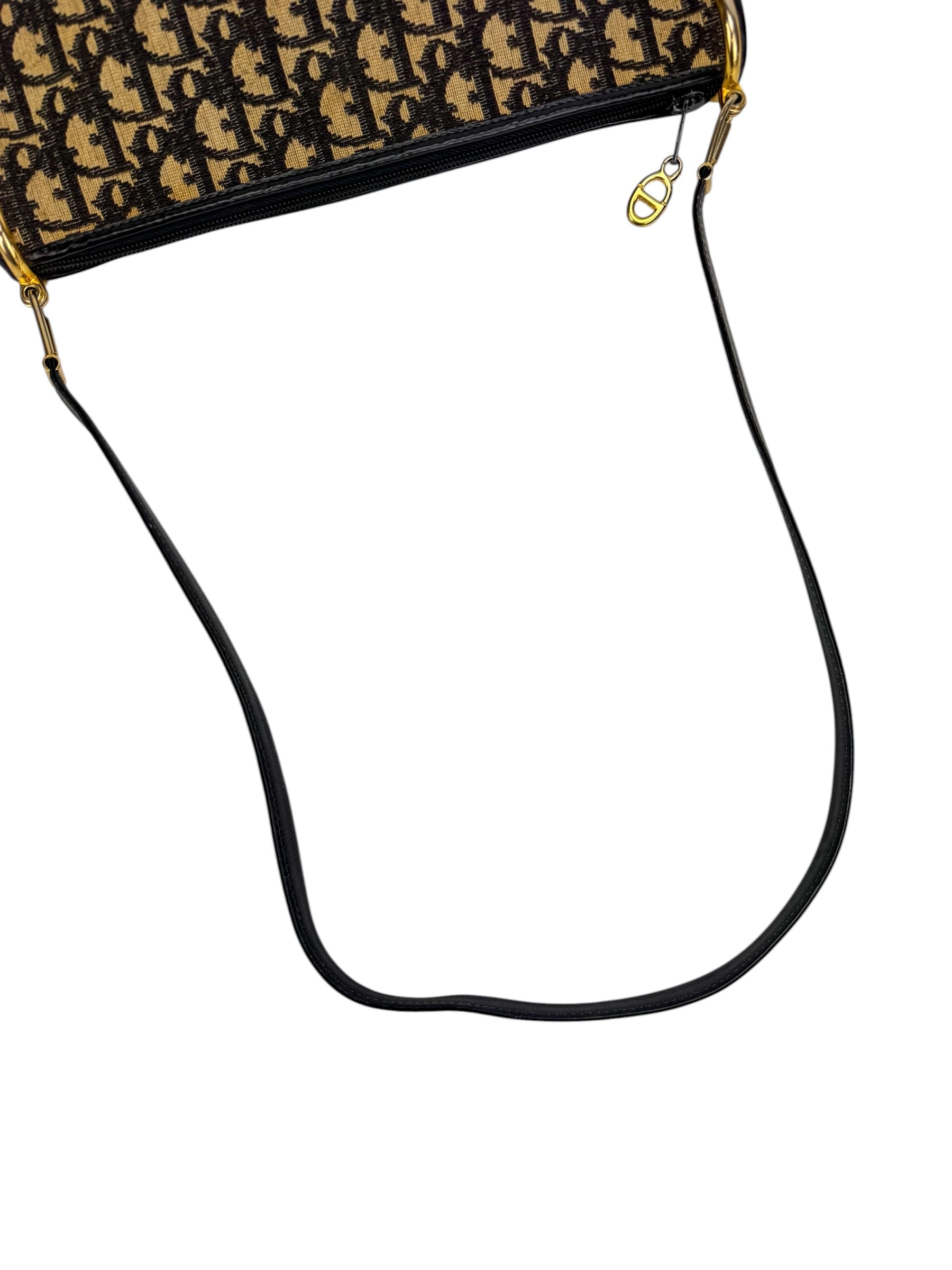 Christian Dior Navy Trotter Shoulder Bag