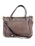 Gucci Brown Guccissima Mayfair Tote Bag w/ Strap