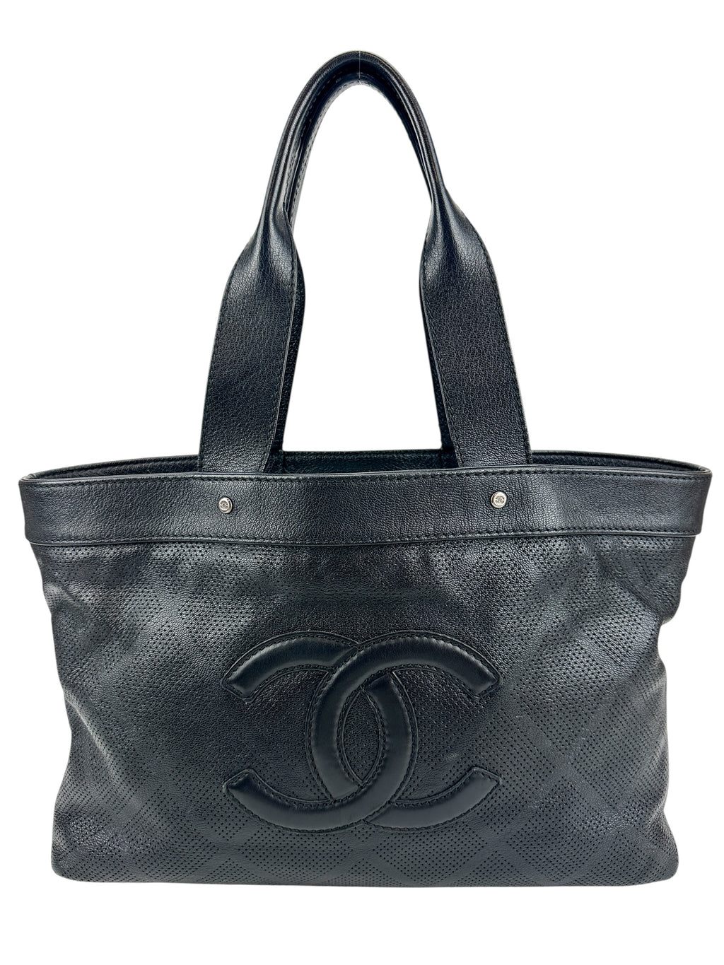 Chanel Coco Black Leather Tote