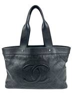 Chanel Coco Black Leather Tote