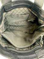 Chanel Coco Black Leather Tote