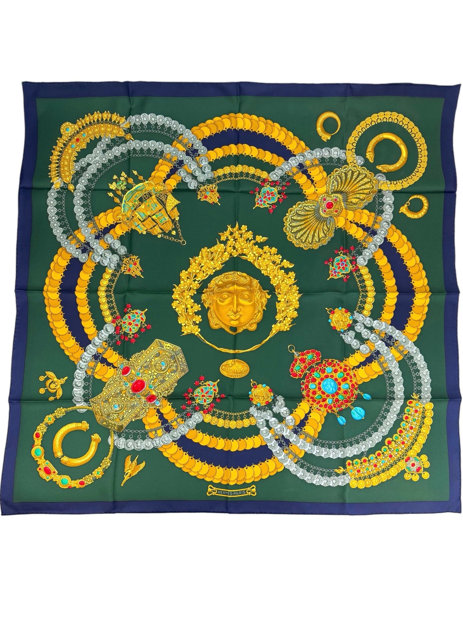 Hermès Kosmima Silk Scarf 90