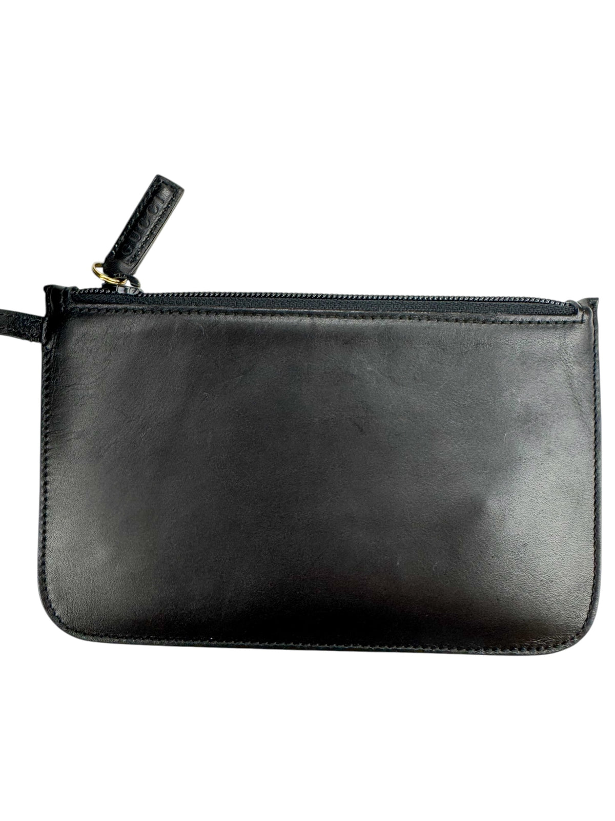 Gucci Black Leather Bamboo Bag
