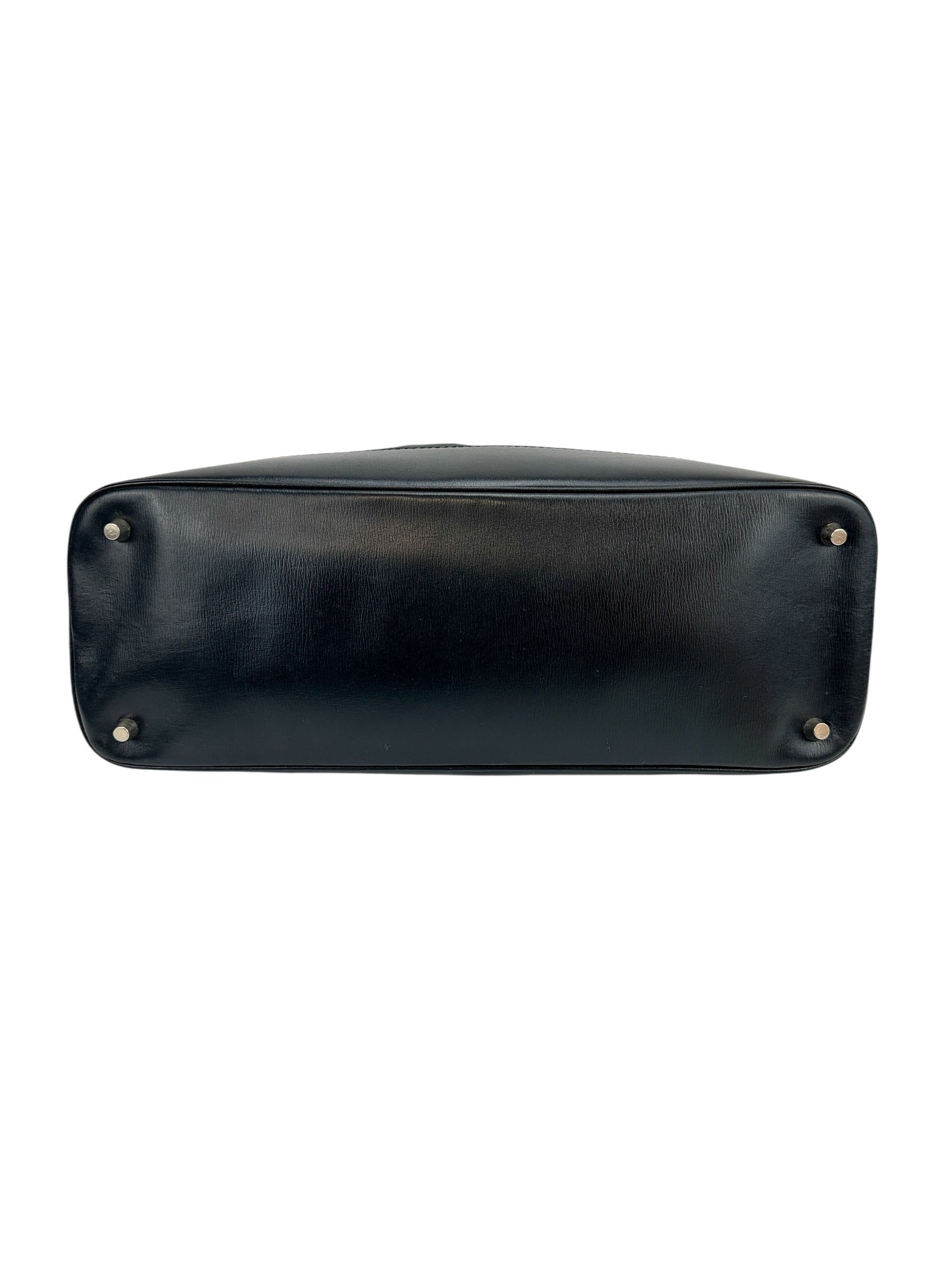 Prada Black Nylon and Leather Shoulder Bag