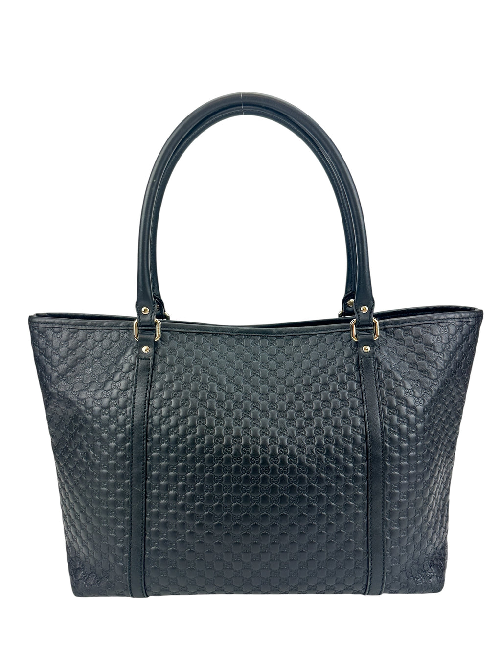 Gucci Black Microguccissima Joy Large Tote Bag