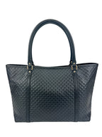 Gucci Black Microguccissima Joy Large Tote Bag