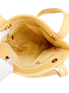 Chanel Vintage Beige Caviar Tote Bag