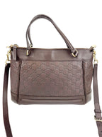 Gucci Brown Guccissima Mayfair Tote Bag w/ Strap