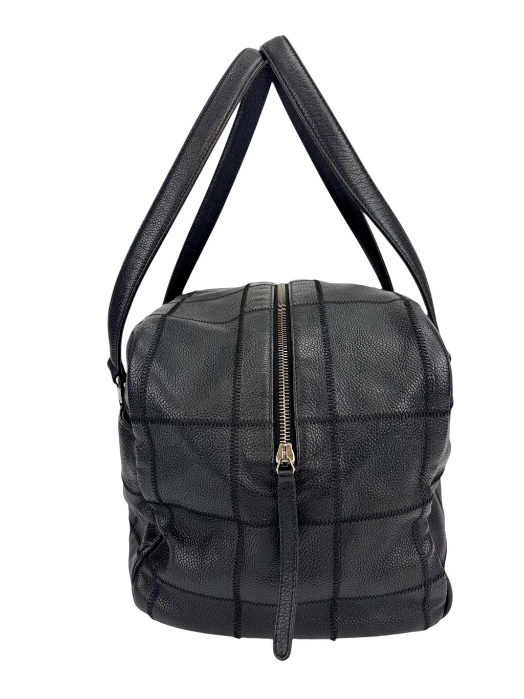 Chanel Black Chocolate Bar Boston Bag