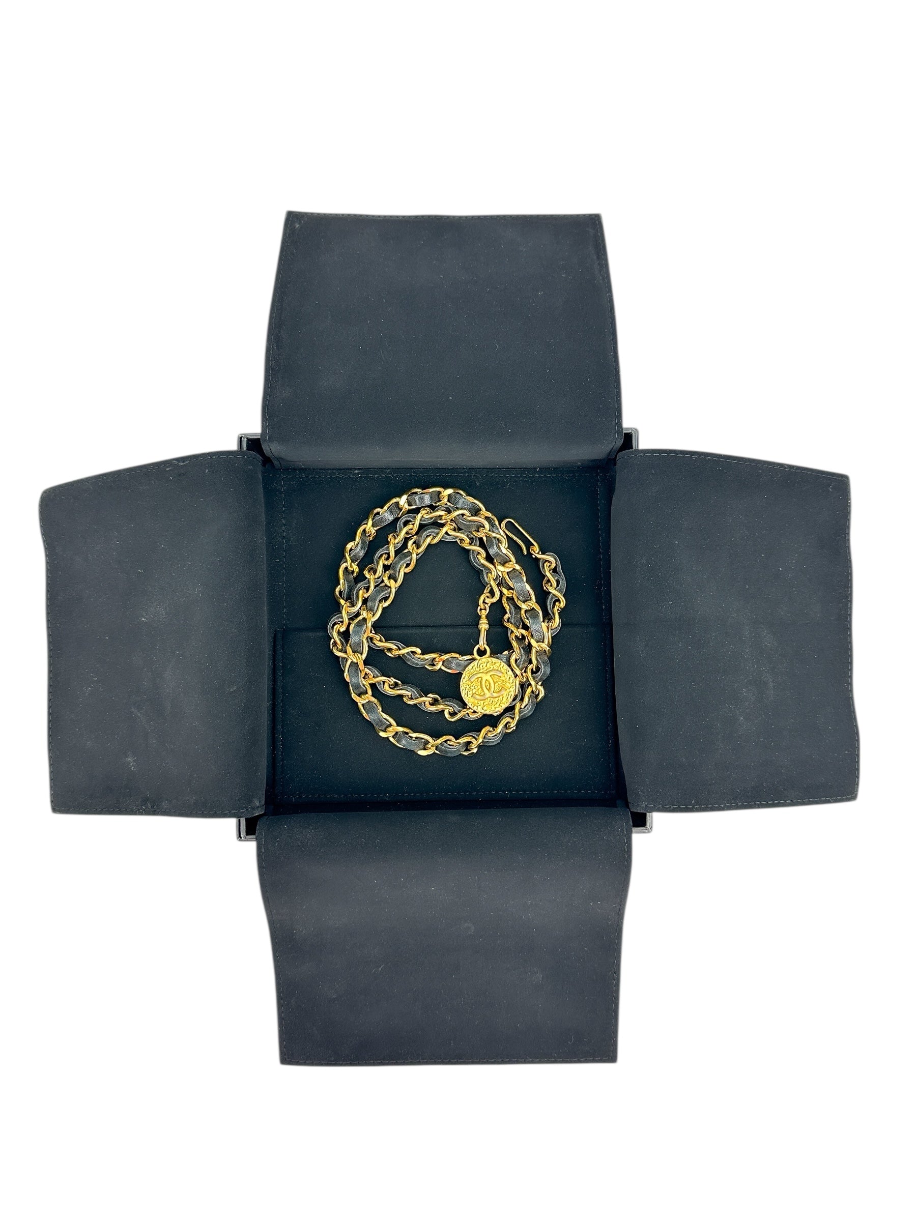 Chanel Gold Chain Link Belt