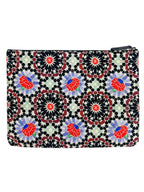Chanel Novelty Quilt Medium O Case Clutch