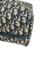 Christian Dior Vintage Navy Oblique 40cm Boston Bag