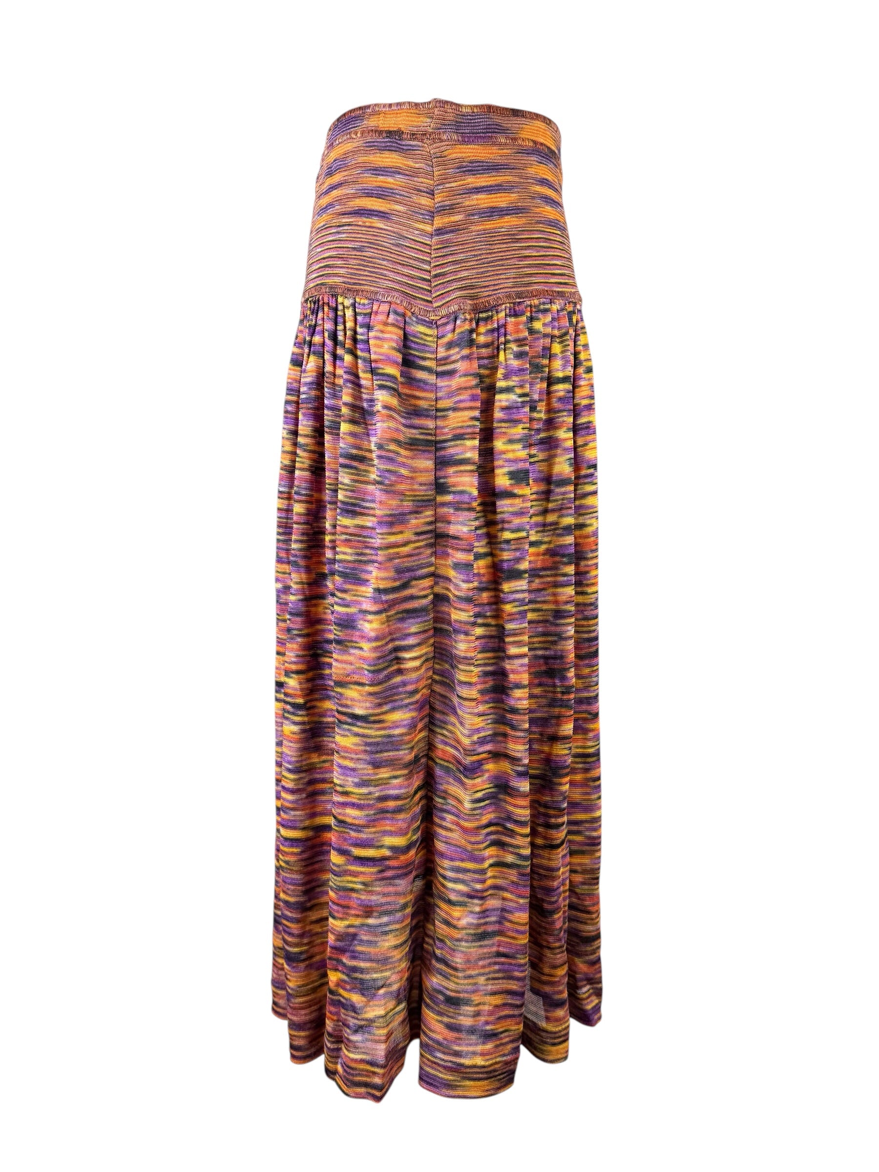 Missoni Orange/Purple Multi Color Skirt Size 42
