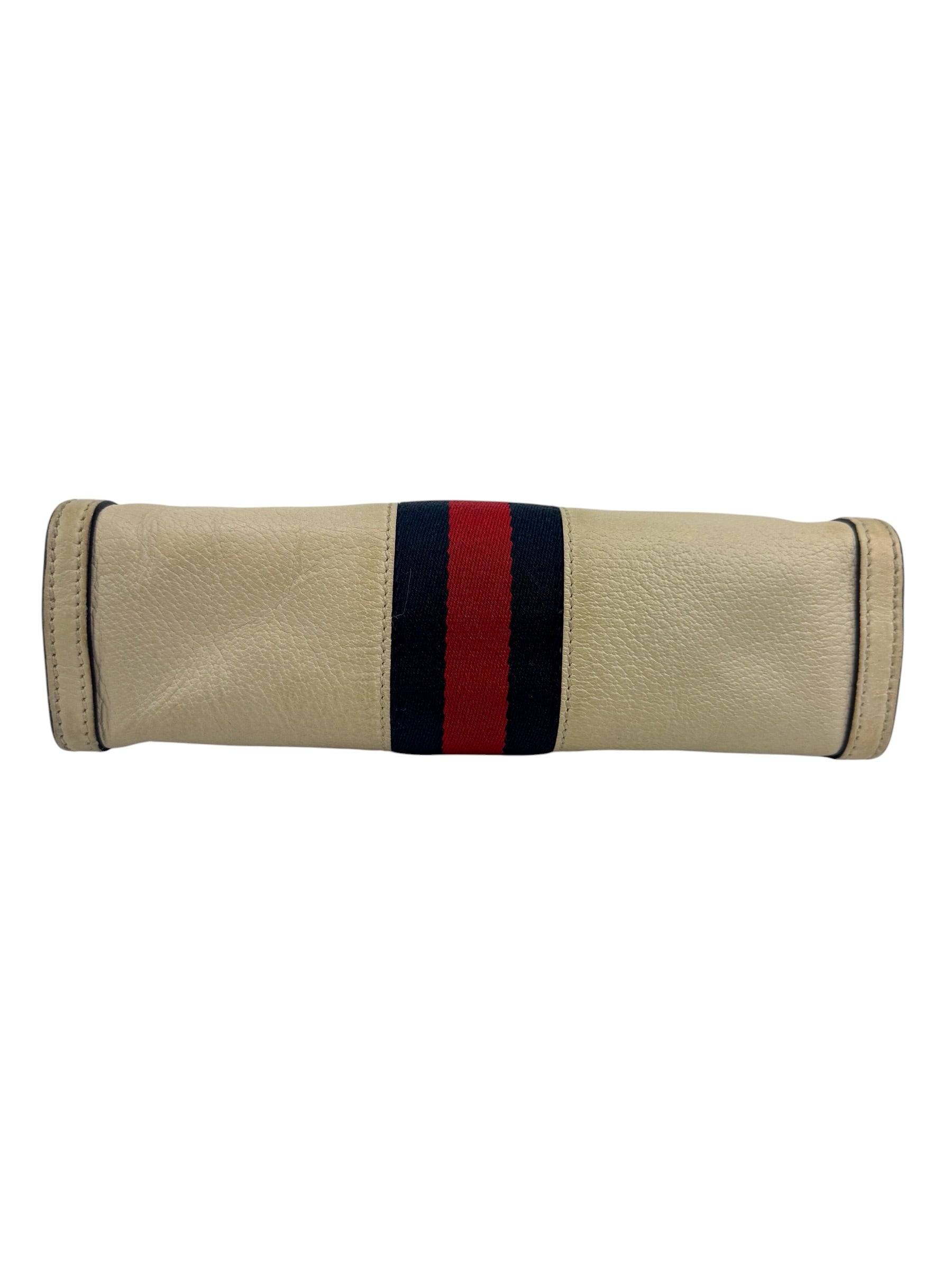 Gucci Ivory Ophidia Leather Shoulder Bag