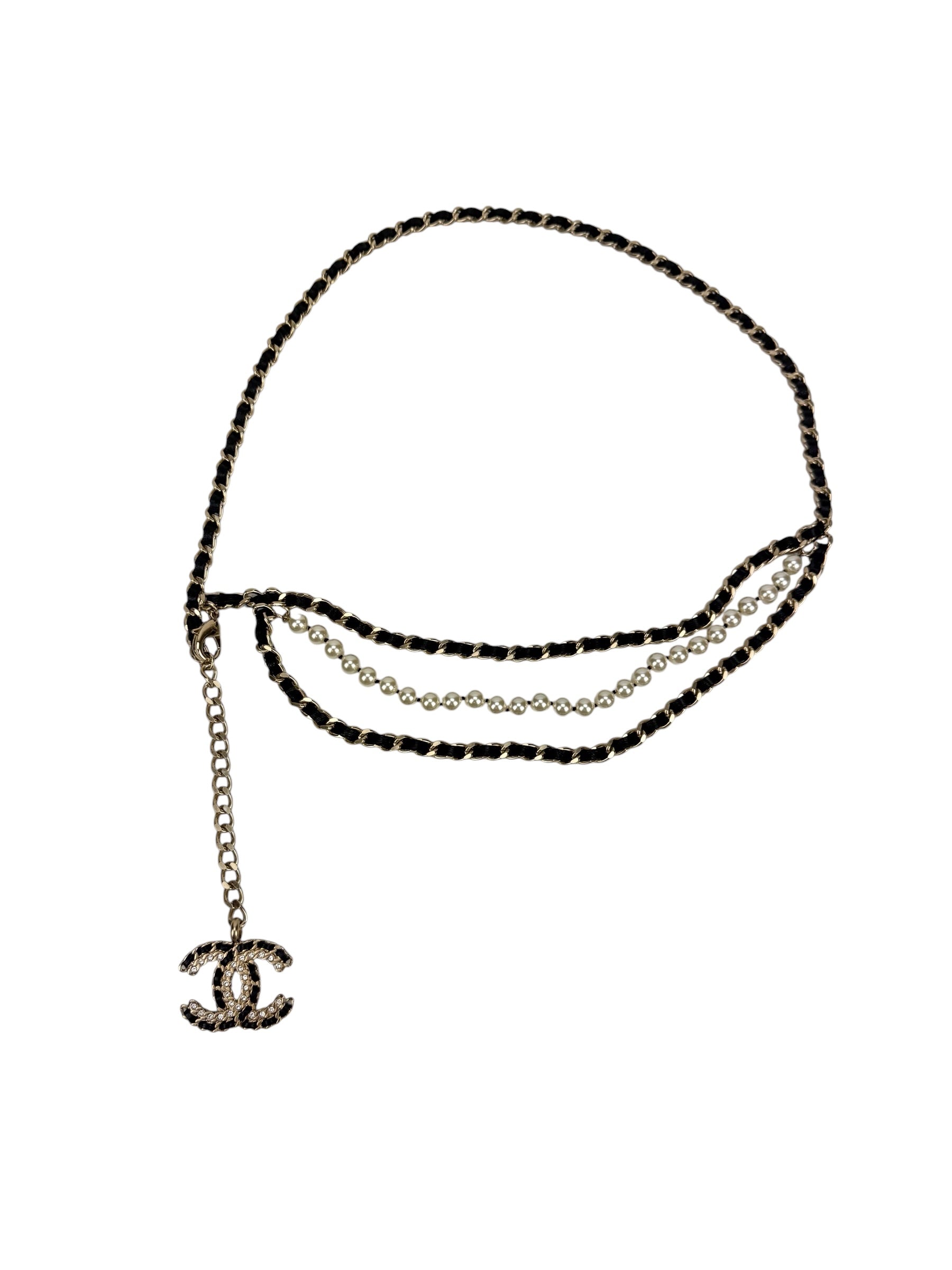 Chanel Medallion Chain and Pearl Belt