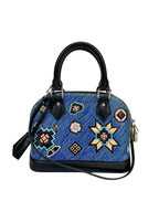 Louis Vuitton Blue Azteque Epi Alma BB W/ Strap (Limited Edition)