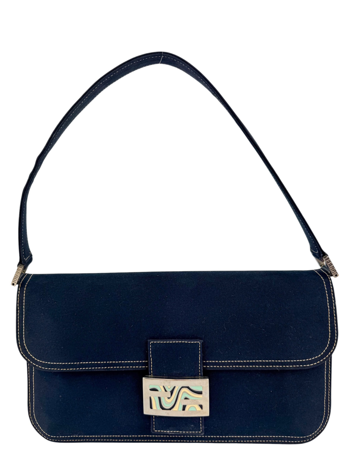 Fendi Denim Baguette