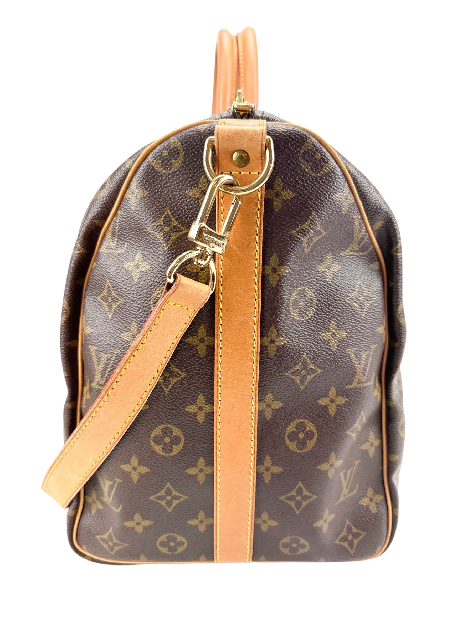 Louis Vuitton Vintage Monogram Bandouliere Keepall 50