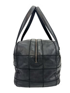 Chanel Black Chocolate Bar Boston Bag