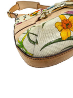 Gucci Floral Horsebit Shoulder Bag