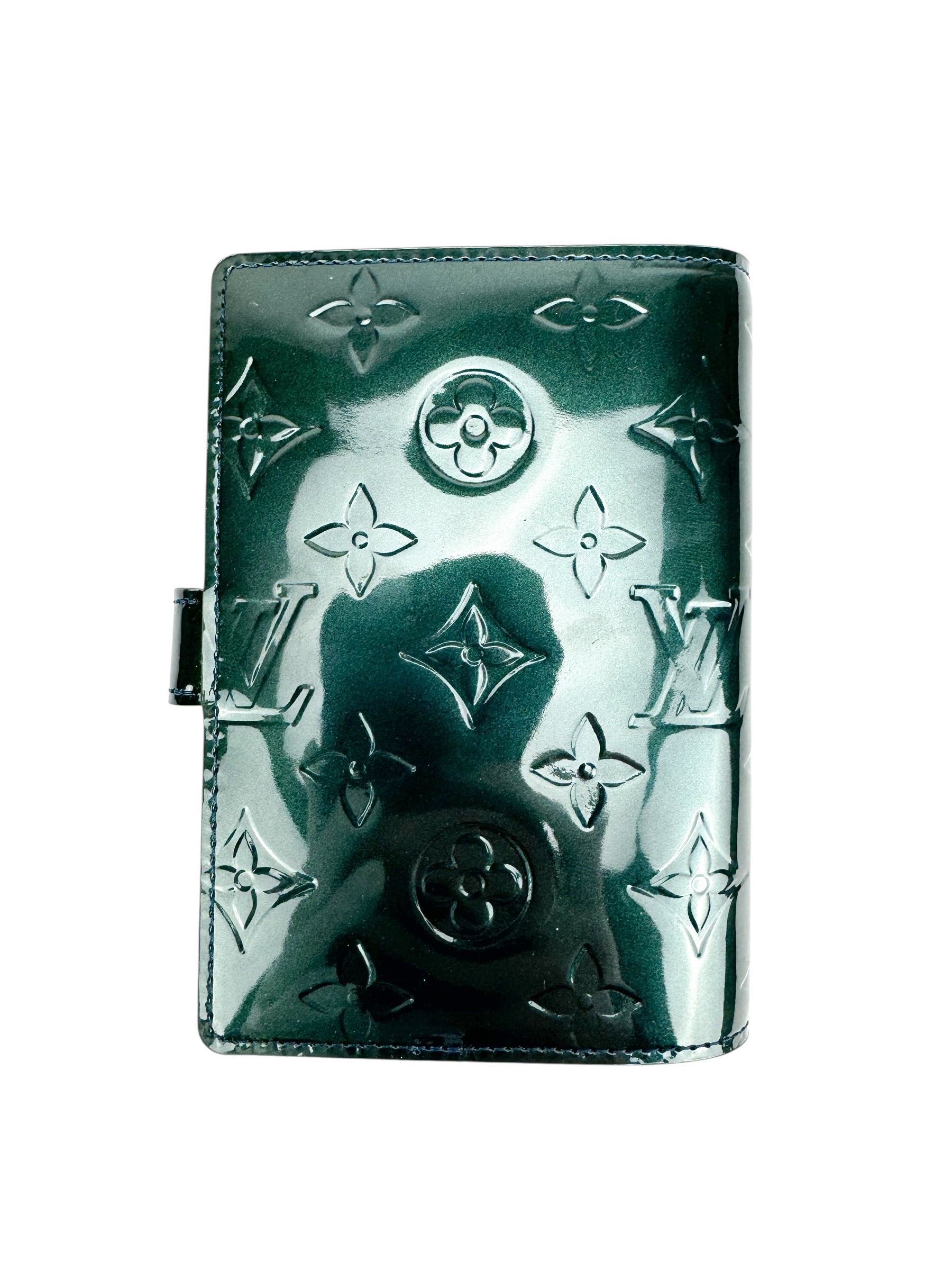Louis Vuitton Green Vernis Agenda Cover PM