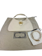 Gucci Ivory Leather Aphrodite Bag