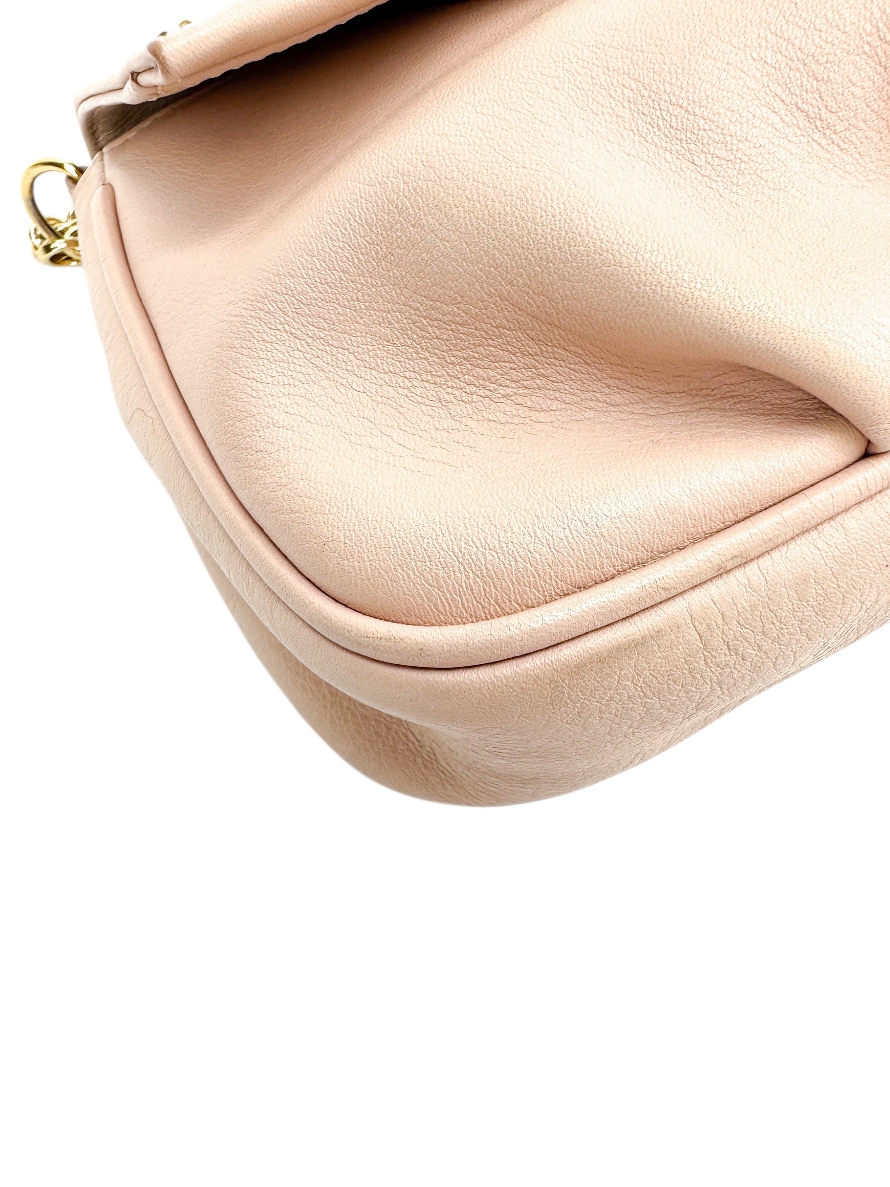 Fendi Pink Leather Crossbody Bag