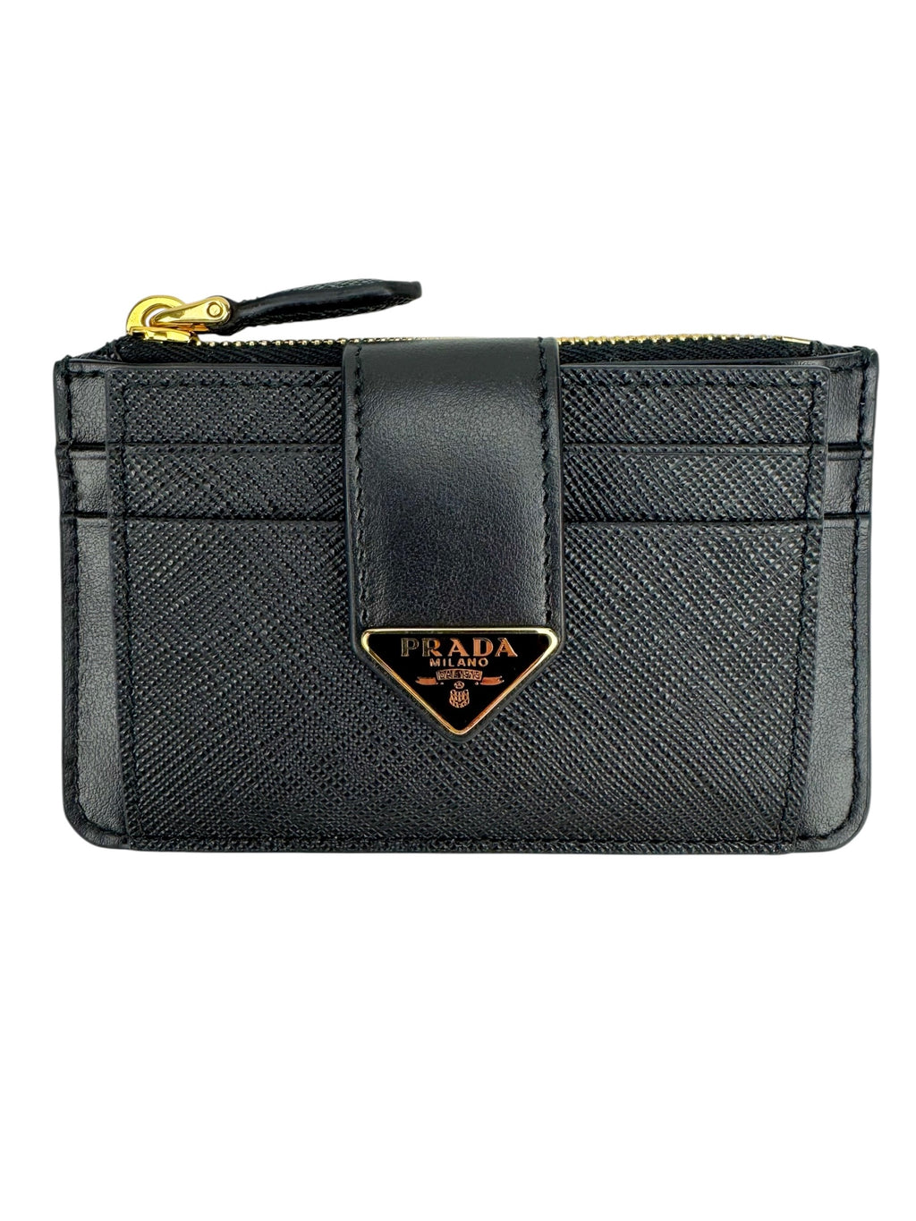 Prada Saffiano Compact Wallet