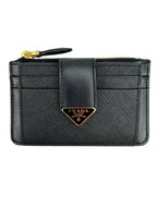 Prada Saffiano Compact Wallet