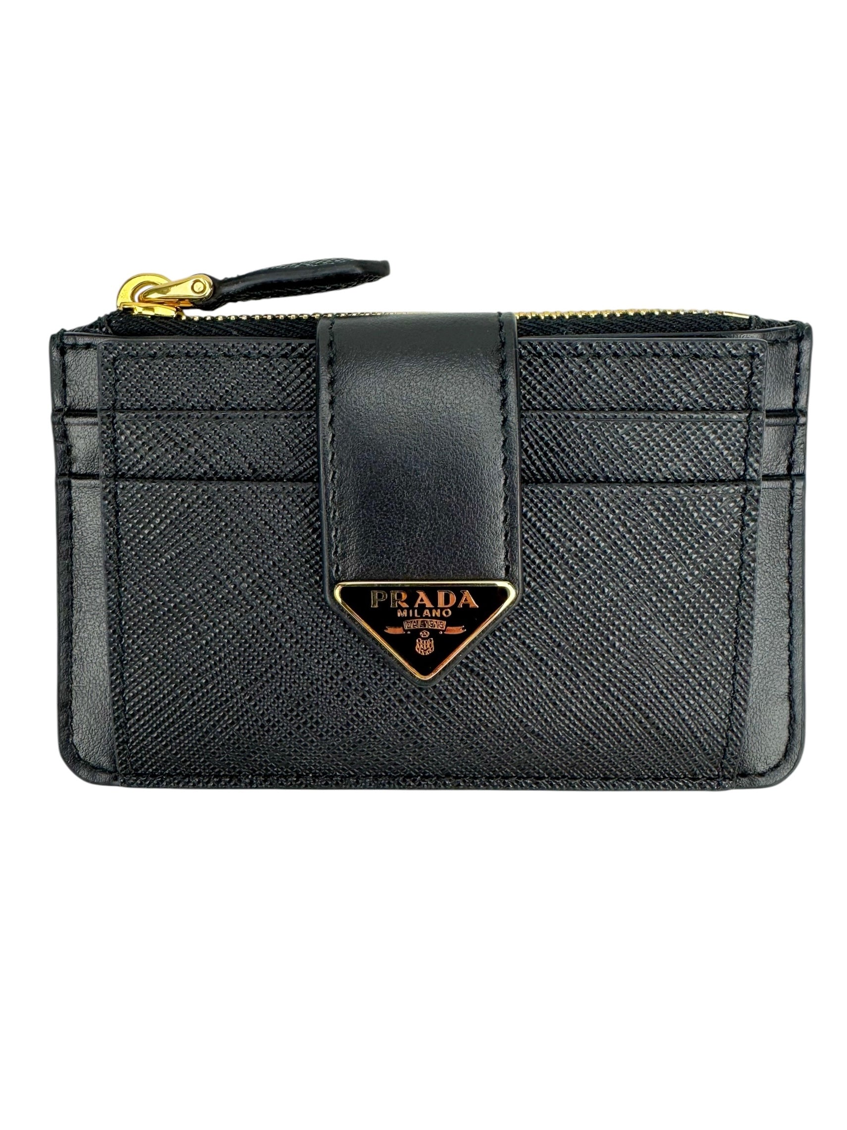 Prada Saffiano Compact Wallet