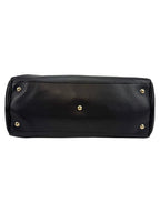 Gucci Black Medium Bamboo Shopper Tote