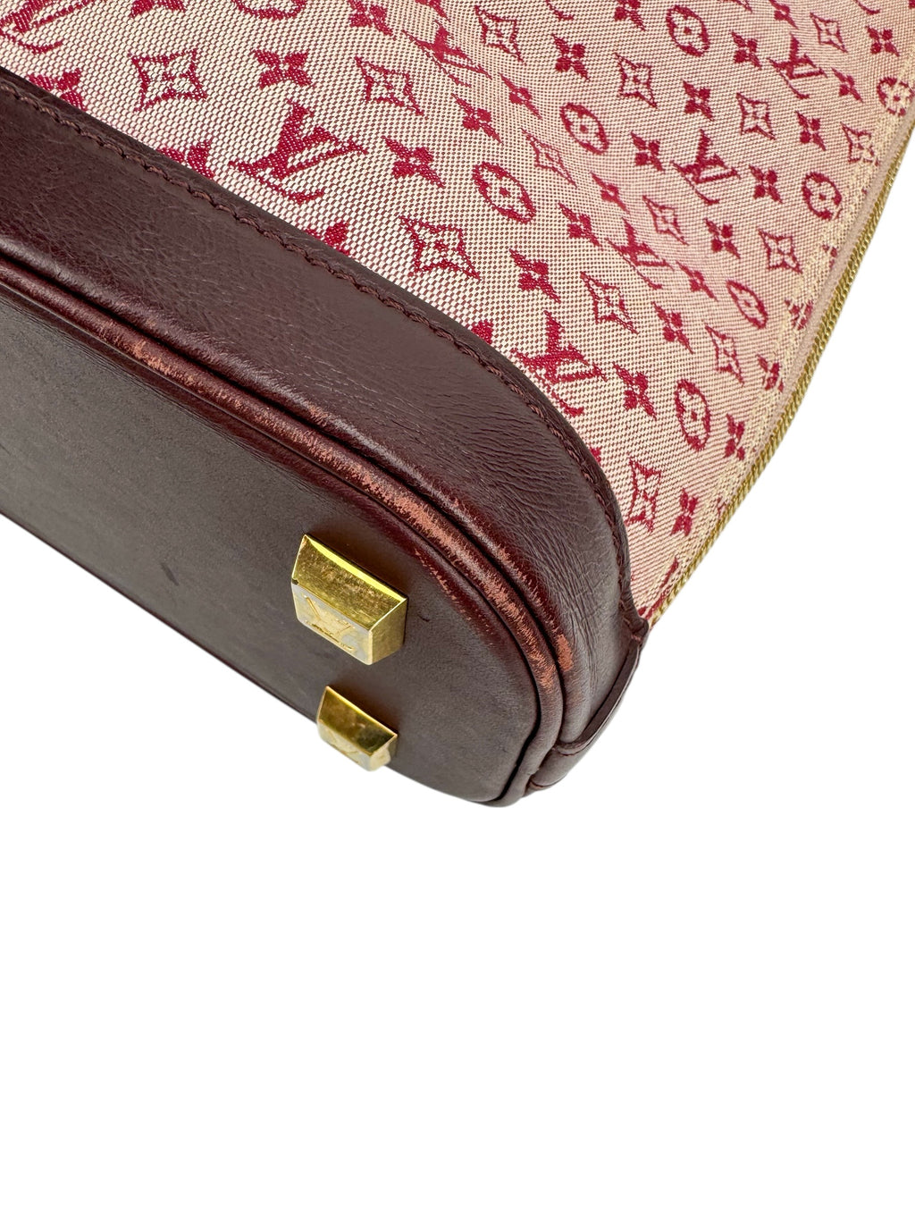 Louis Vuitton Red Mini Lin Haut Alma