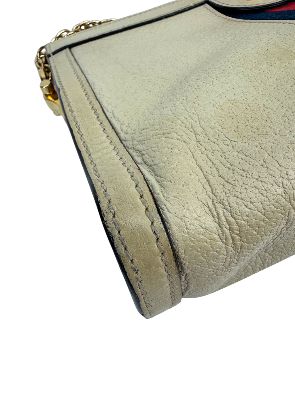 Gucci Ivory Ophidia Leather Shoulder Bag