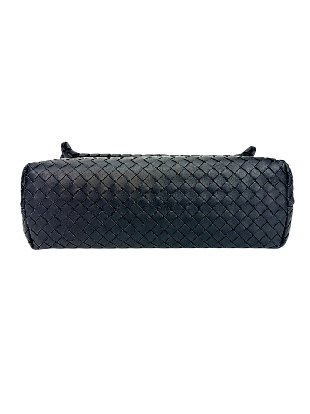 Bottega Veneta Navy Intrecciato Olympia Bag