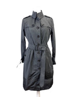 Burberry Black Trench Coat Size 40